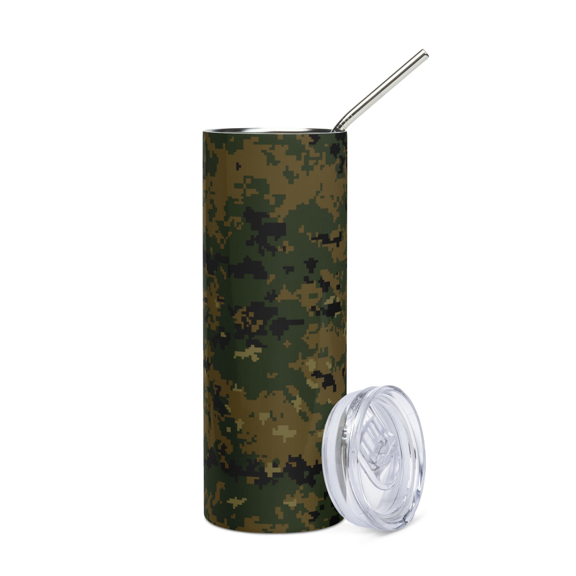 American Digital Woodland CAMO Stainless steel tumbler - Steel Tumblers