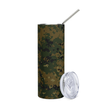 American Digital Woodland CAMO Stainless steel tumbler - Steel Tumblers