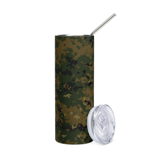 American Digital Woodland CAMO Stainless steel tumbler - Steel Tumblers