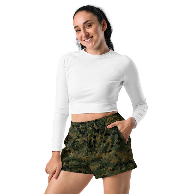 Digital Woodland CAMO Unisex Athletic Shorts