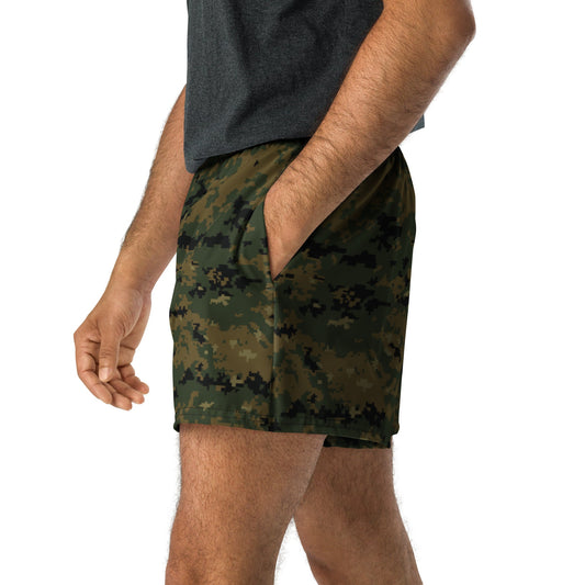 American Digital Woodland CAMO Unisex Athletic Shorts - XS