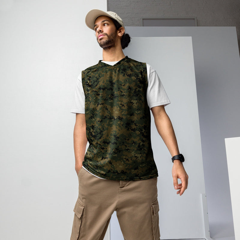 Digital Woodland CAMO Unisex Basketball Jersey - 2XS