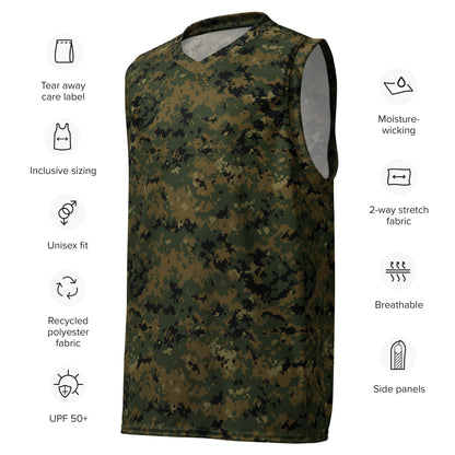 American Digital Woodland CAMO unisex basketball jersey Basketball Jerseys