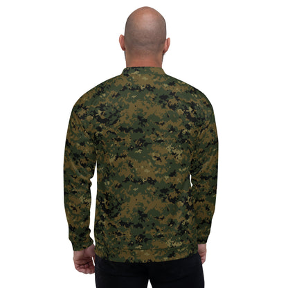 American Digital Woodland CAMO Unisex Bomber Jacket - Jackets