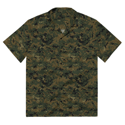 American Digital Woodland CAMO Unisex button shirt 2XS Button Shirts