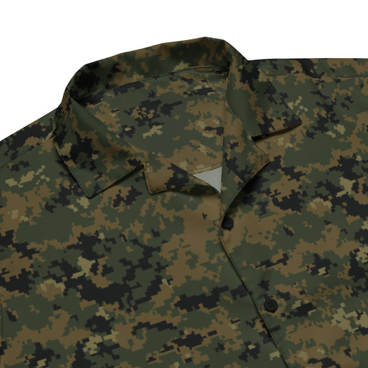 American Digital Woodland CAMO Unisex button shirt Button Shirts