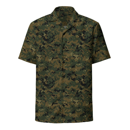 American Digital Woodland CAMO Unisex button shirt Button Shirts