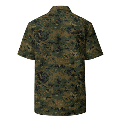 American Digital Woodland CAMO Unisex button shirt Button Shirts