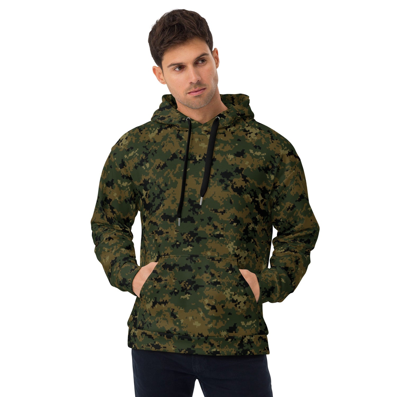 American Digital Woodland CAMO Unisex Hoodie - 2XS