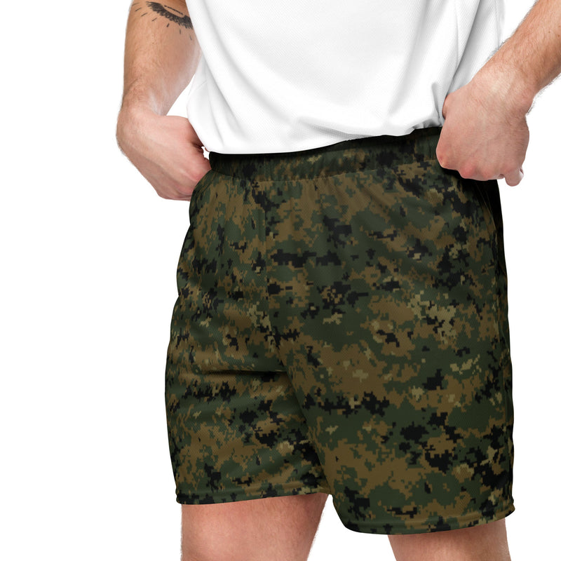 Digital Woodland CAMO Unisex Mesh Shorts