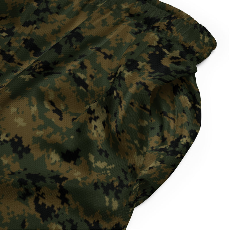 Digital Woodland CAMO Unisex Mesh Shorts