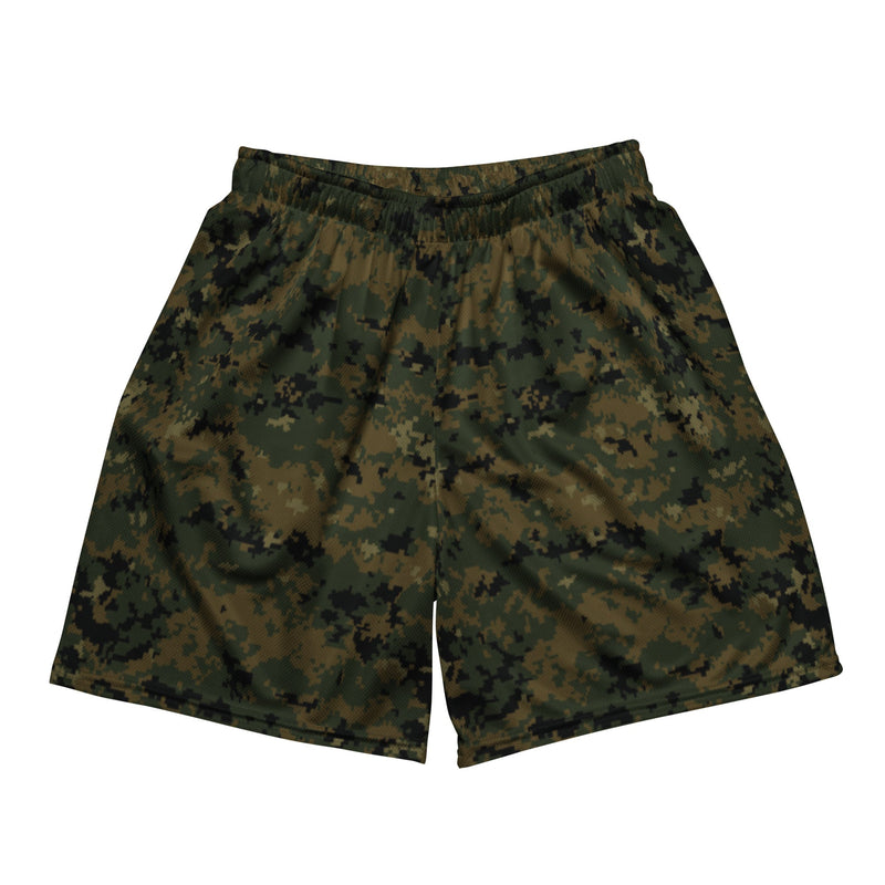 Digital Woodland CAMO Unisex Mesh Shorts