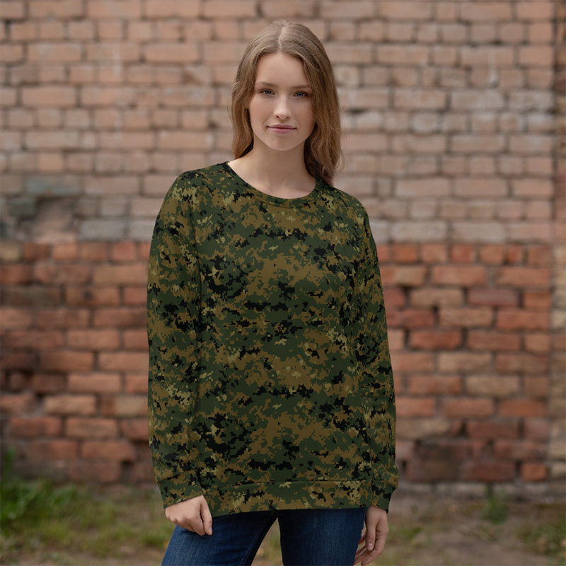 Digital Woodland CAMO Unisex Sweatshirt