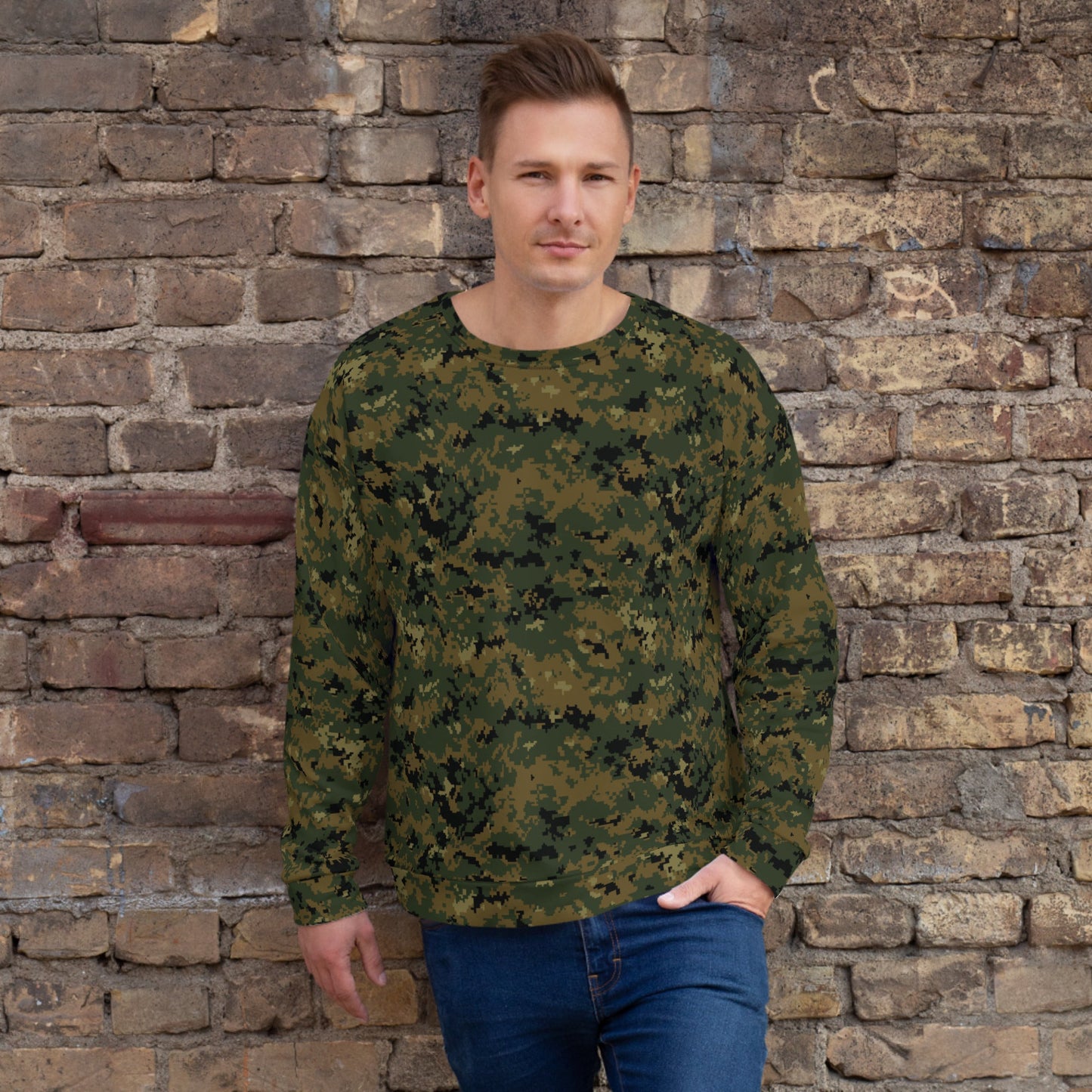 American Digital Woodland CAMO Unisex Sweatshirt XS Sweatshirts