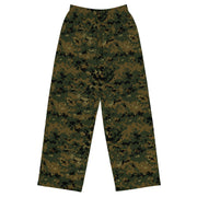 Digital Woodland CAMO Unisex Wide-Leg Leisure Pants - 2XS - Pant