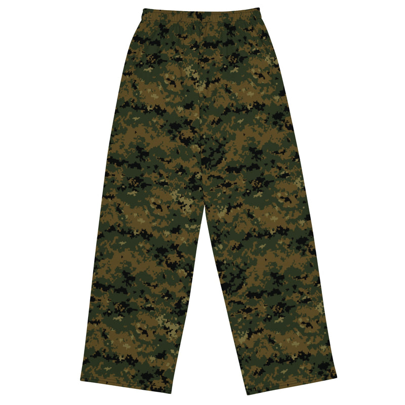 Digital Woodland CAMO Unisex Wide-Leg Leisure Pants - Pant