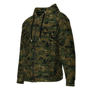 Digital Woodland CAMO Unisex Zip Hoodie