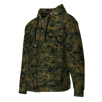 American Digital Woodland CAMO Unisex zip hoodie Zip Hoodies