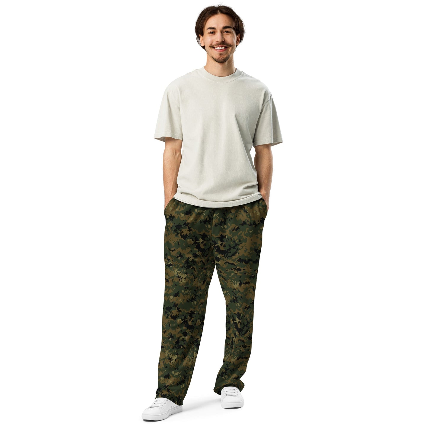 American Digital Woodland CAMO Wide-leg joggers - Joggers