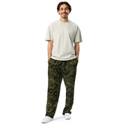 Digital Woodland CAMO Unisex Wide-Leg Joggers