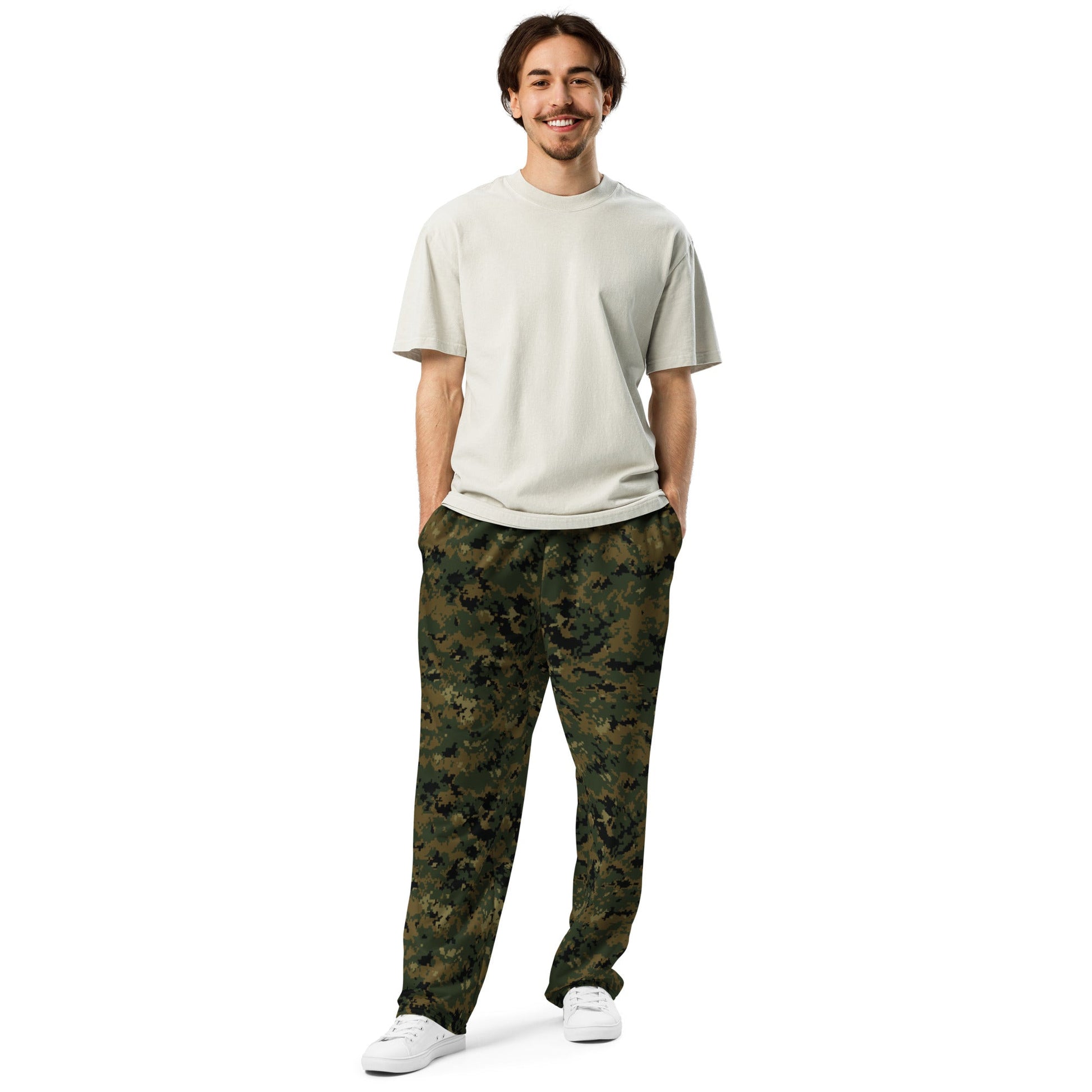 American Digital Woodland CAMO Wide-leg joggers - Joggers