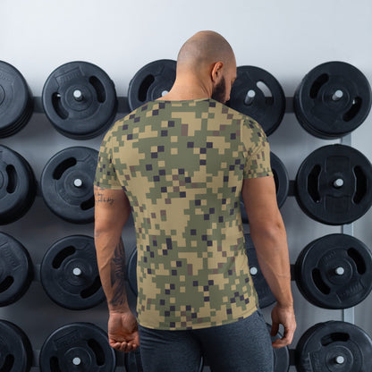 American Dual-Tex CAMO Men’s Athletic T-shirt - Mens T-Shirt