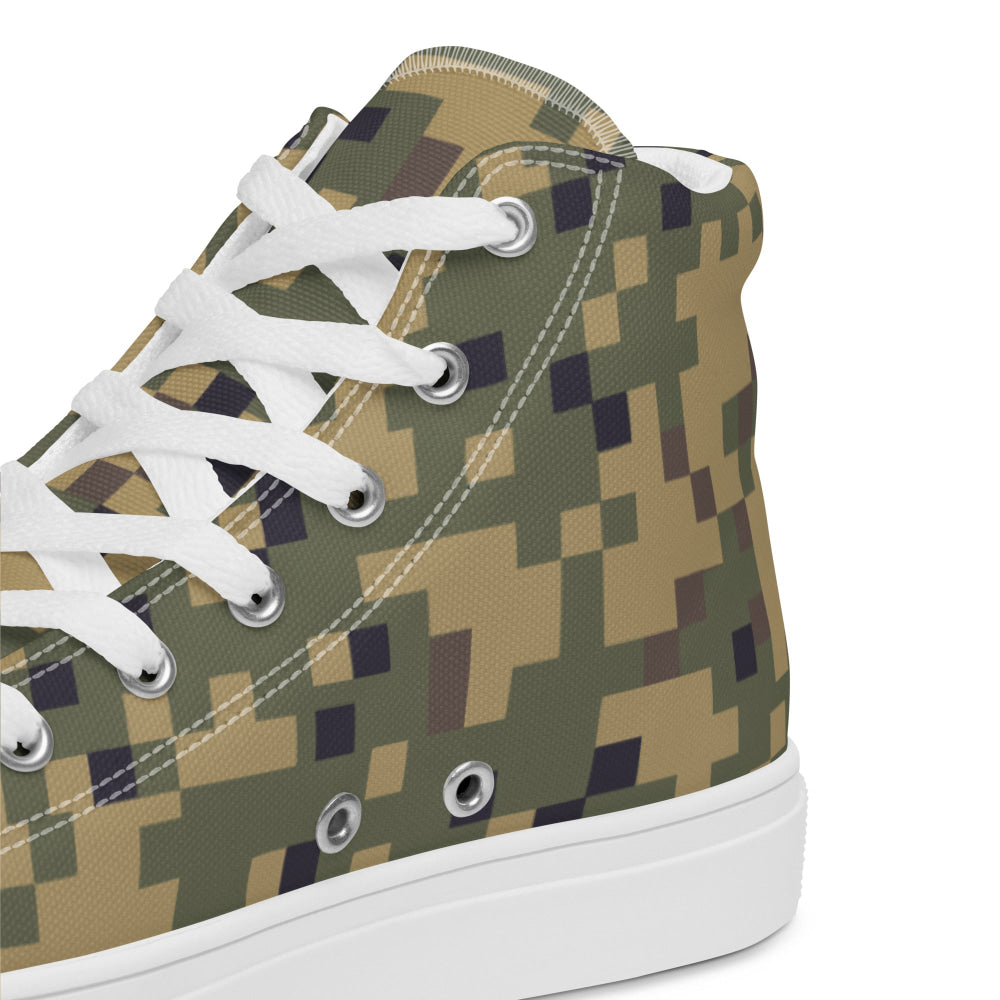 American Dual-Tex CAMO Men’s high top canvas shoes - Mens High Top Canvas Shoes