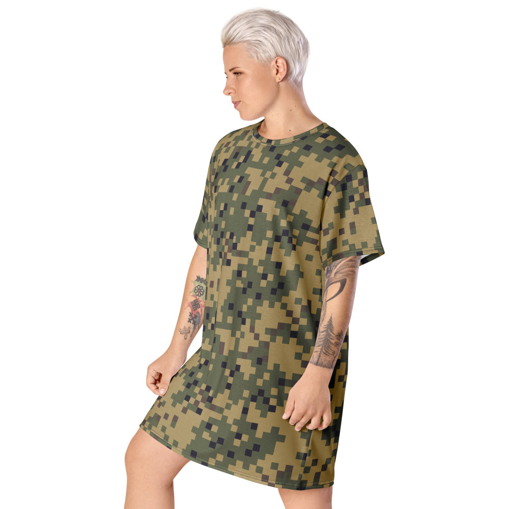 American Dual-Tex CAMO T-shirt dress - Womens T-Shirt Dress