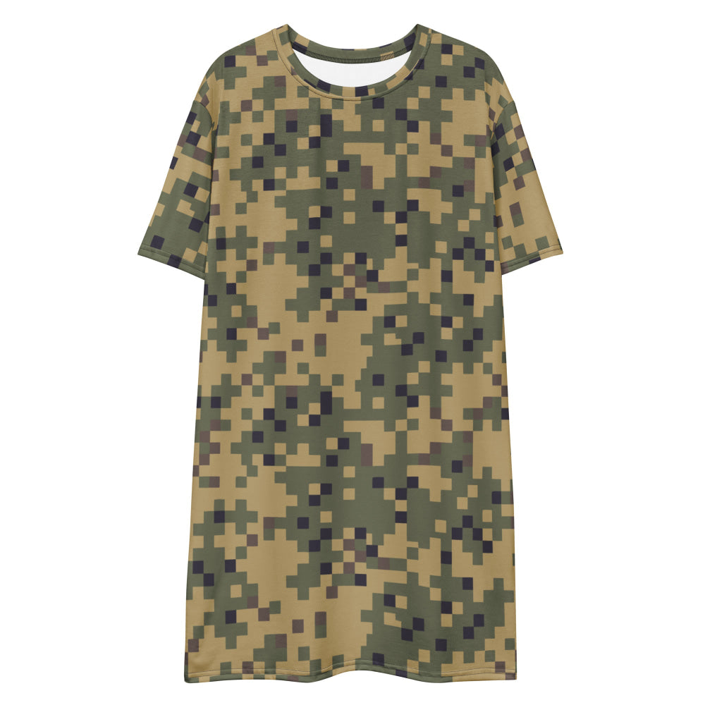 American Dual-Tex CAMO T-shirt dress - Womens T-Shirt Dress