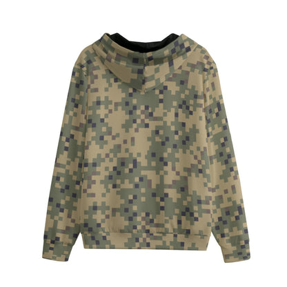 American Dual-Tex CAMO Unisex 100% Cotton Zip Hoodie