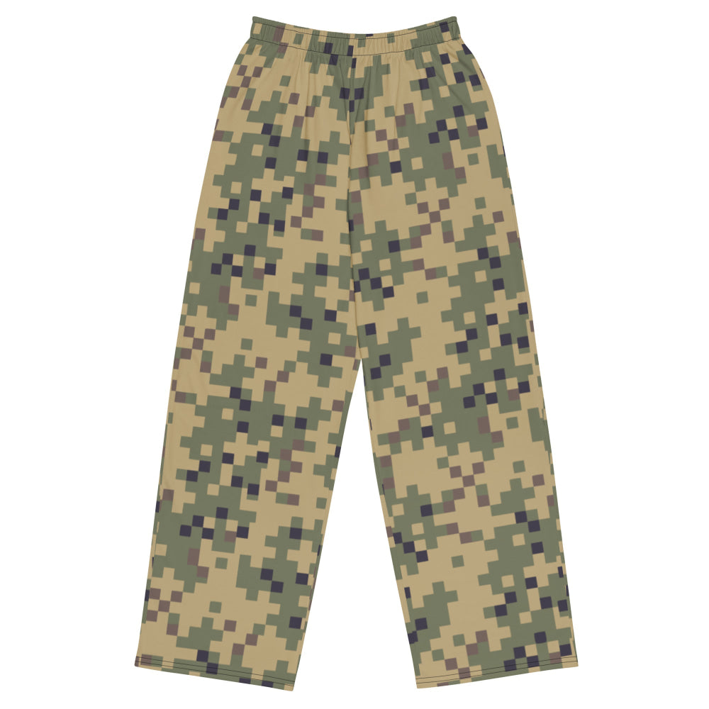 American Dual-Tex CAMO unisex wide-leg pants - 2XS - Unisex Wide-Leg Pants