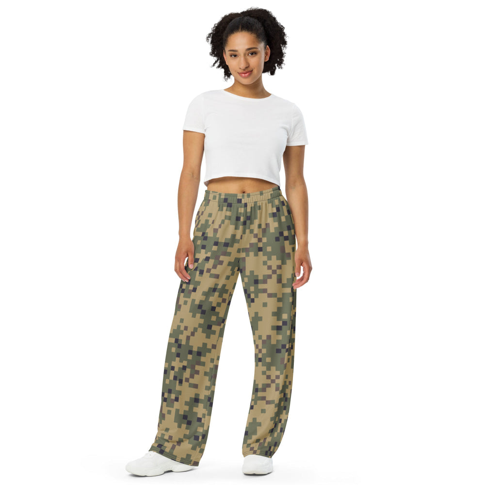 American Dual-Tex CAMO unisex wide-leg pants - Unisex Wide-Leg Pants