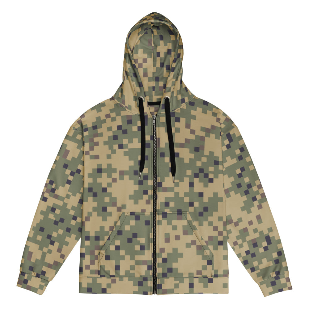 American Dual-Tex CAMO Unisex zip hoodie - 2XS - Zip Hoodie