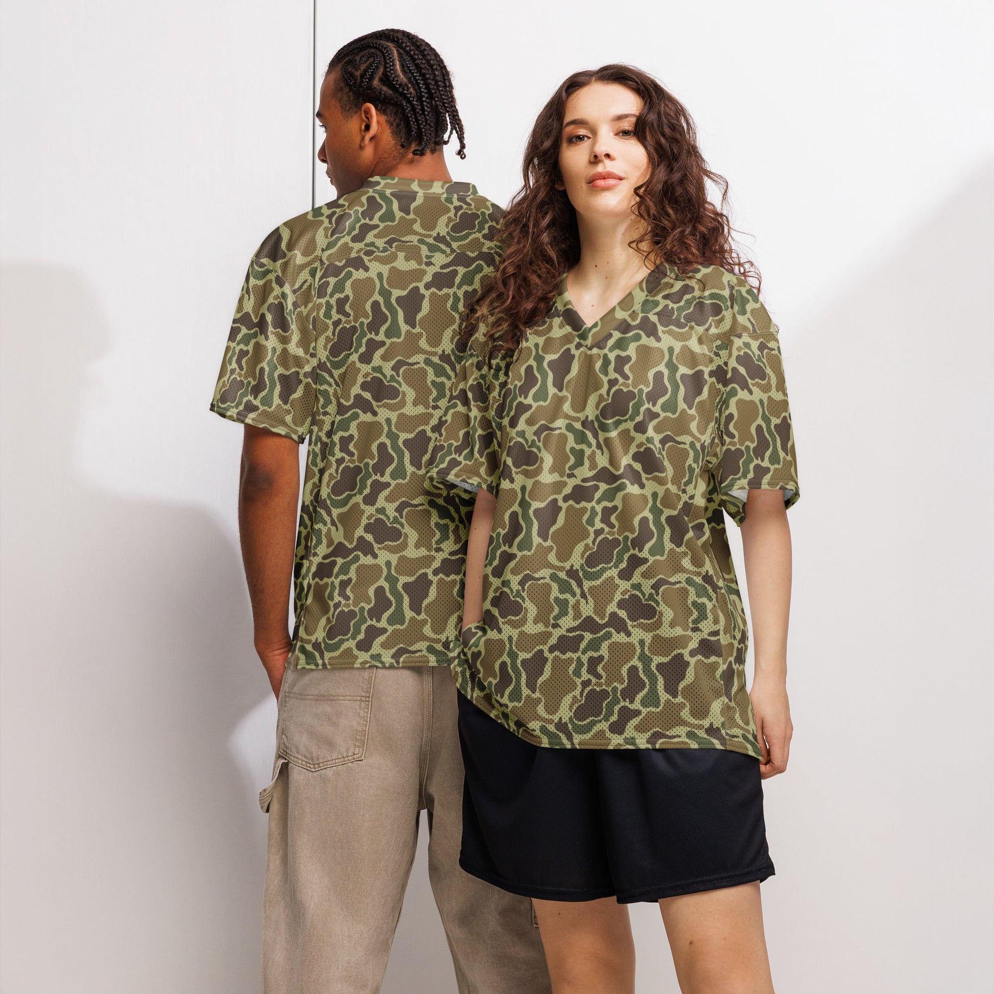 American Duck Hunter Advisor CAMO football jersey - Football Jersey