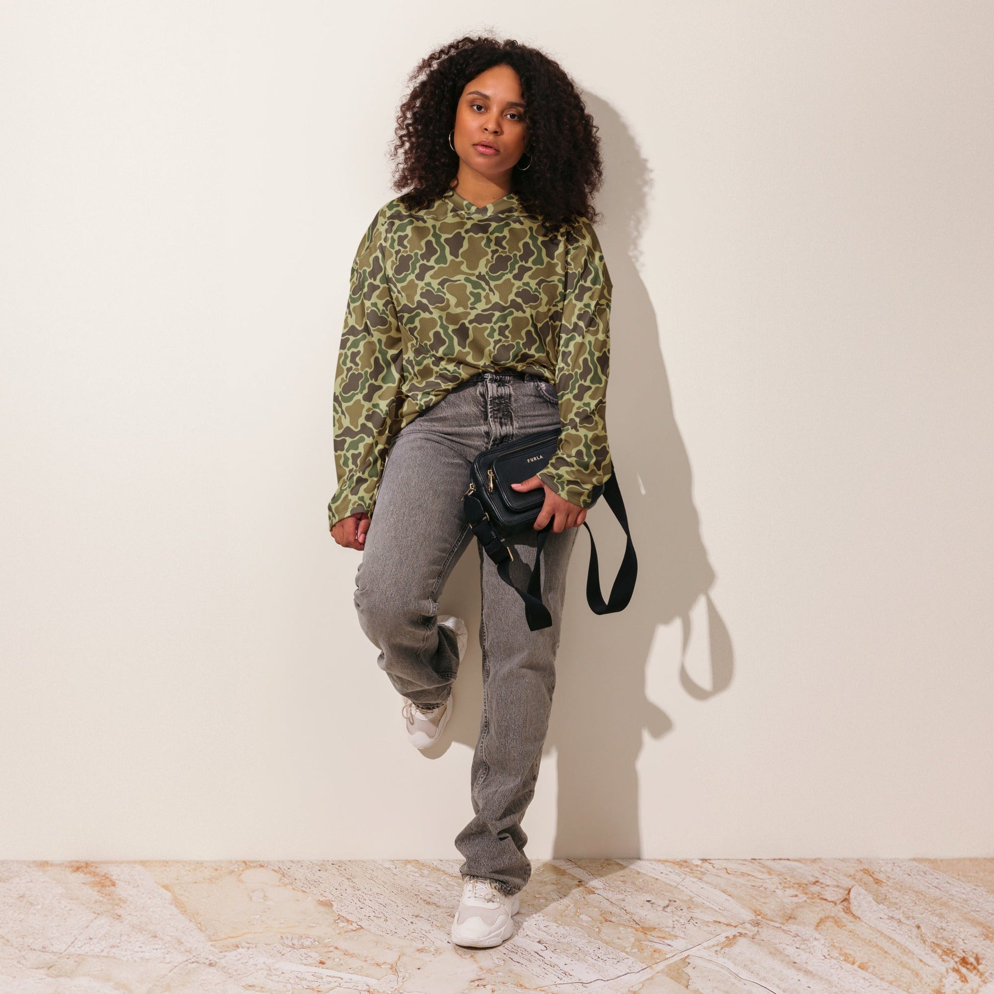 American Duck Hunter Advisor CAMO hockey fan jersey - Hockey Jerseys