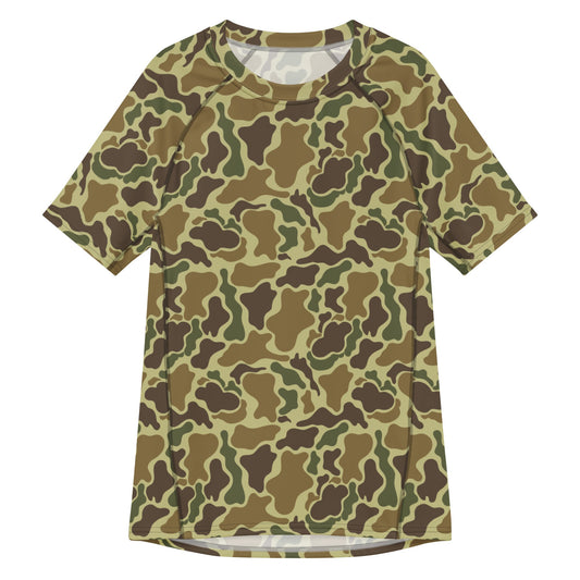 American Duck Hunter Advisor CAMO Mens Short-Sleeve Rash Guard - 2XS - Short-sleeve Guards