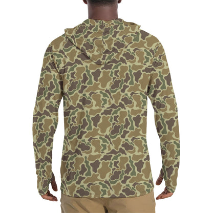 American Duck Hunter Advisor CAMO Mens Sunscreen Sports Hoodie With Thumb Holes Hoodies