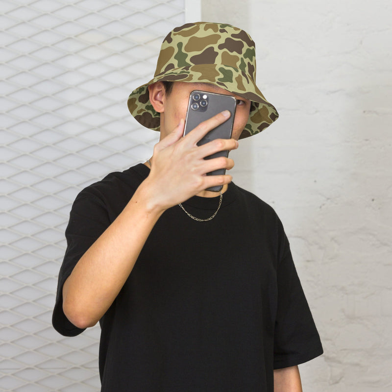 Duck Hunter Advisor CAMO Reversible Bucket Hat - Head