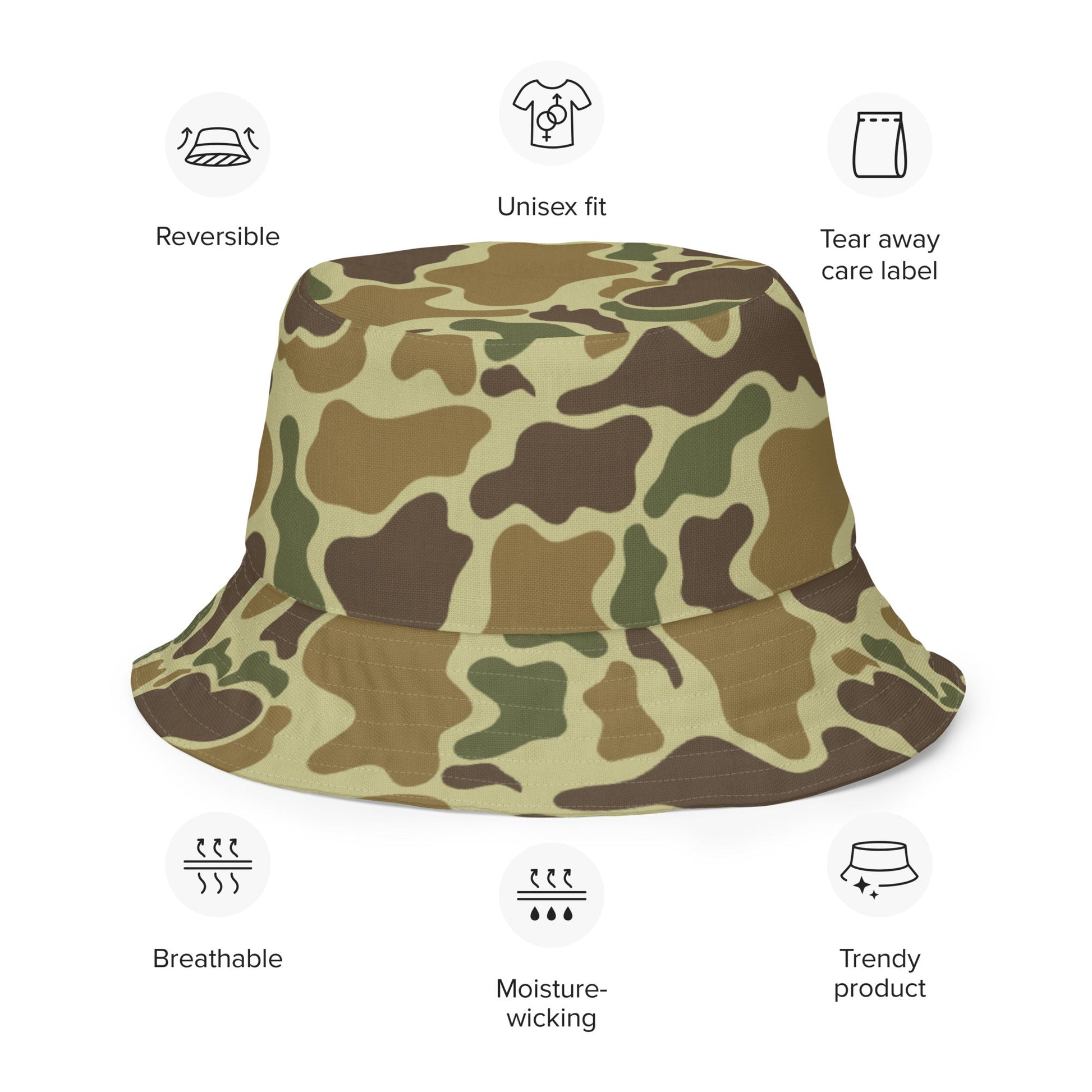 American Duck Hunter Advisor CAMO Reversible bucket hat - Bucket Hats