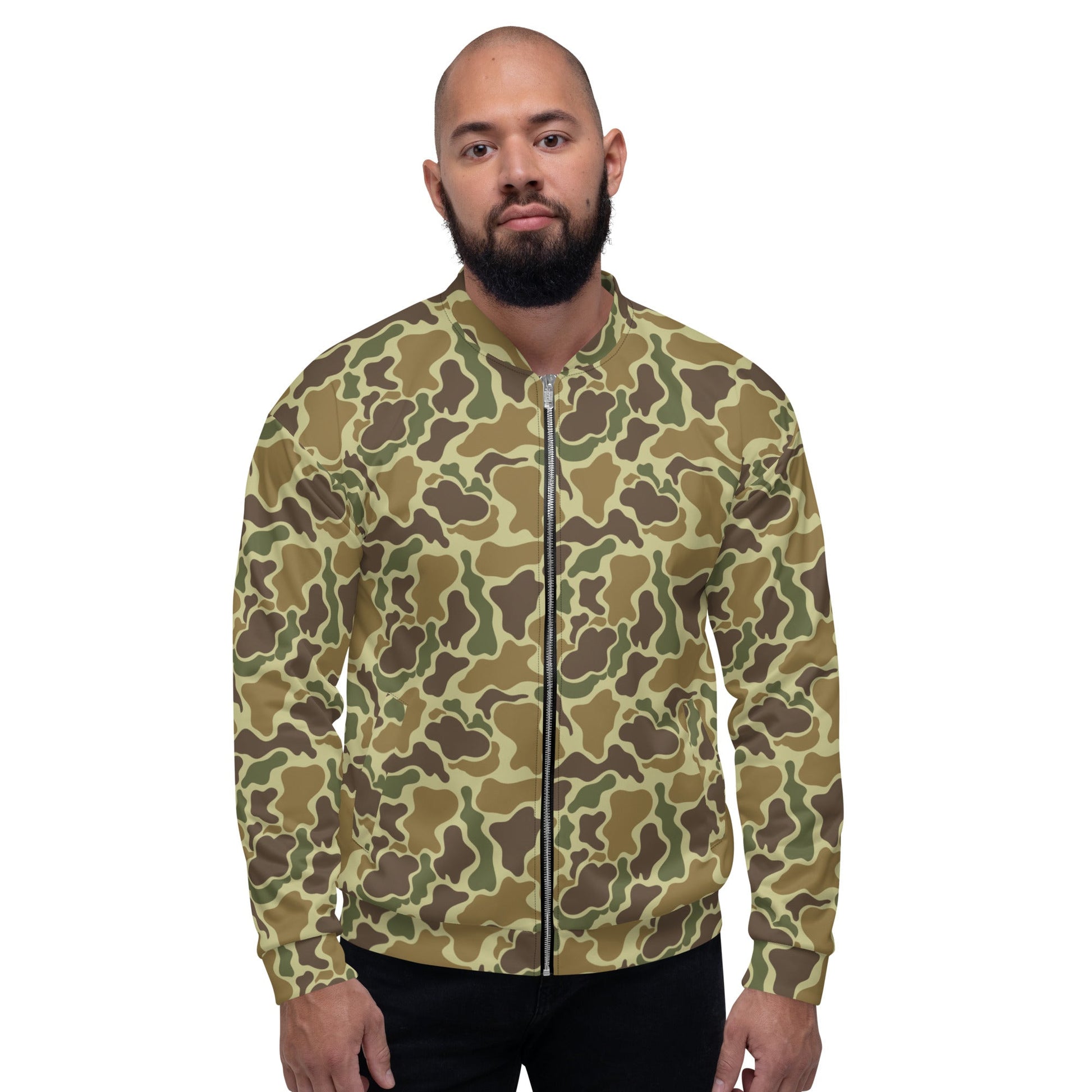 American Duck Hunter Advisor CAMO Unisex Bomber Jacket - Jackets