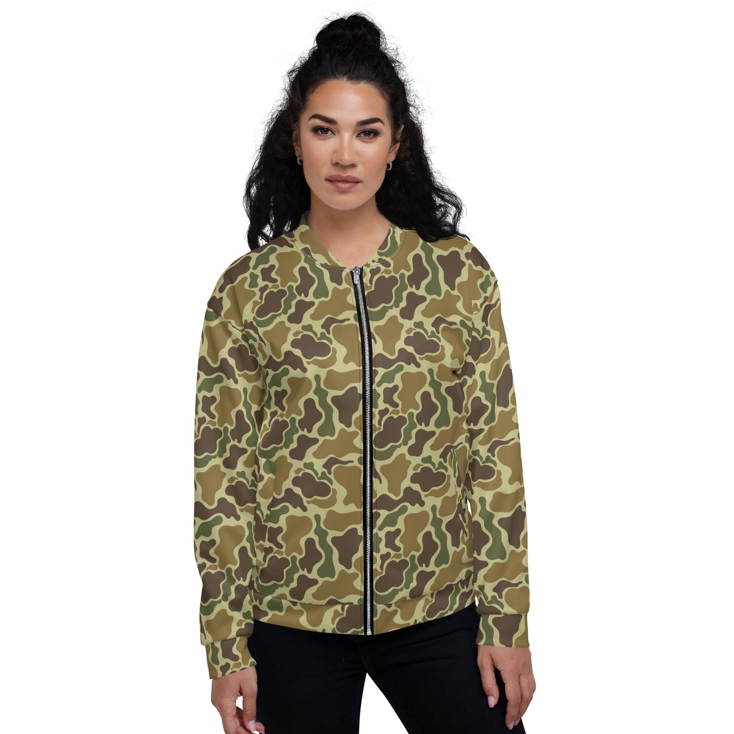 American Duck Hunter Advisor CAMO Unisex Bomber Jacket - Jackets