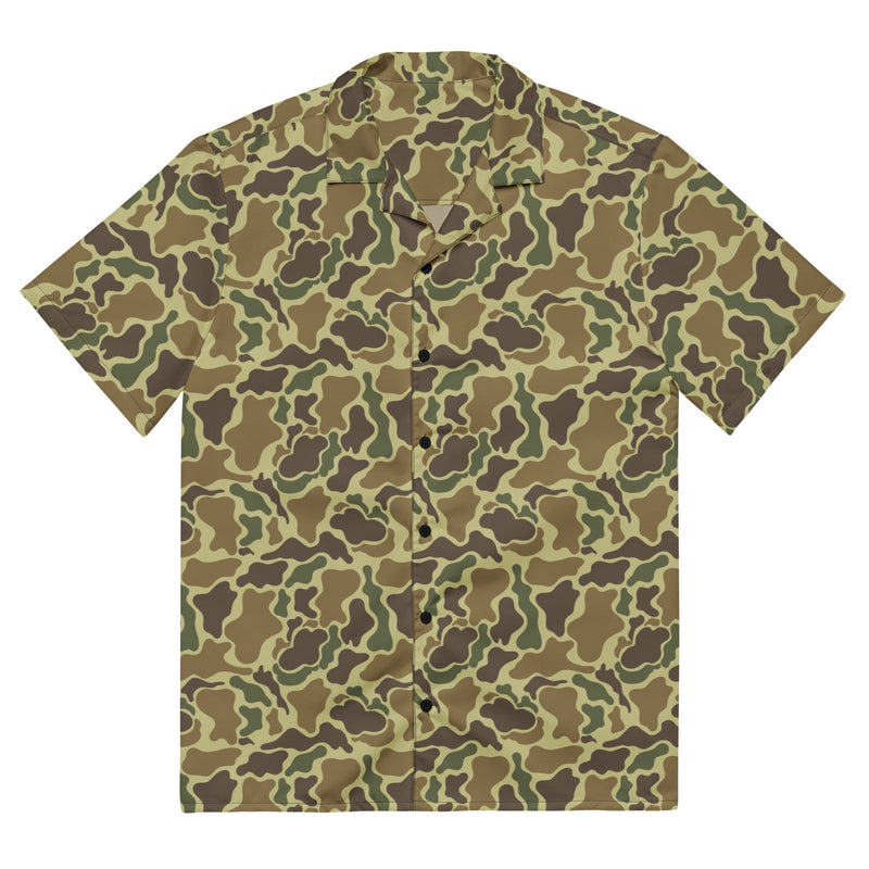 Duck Hunter Advisor CAMO Unisex Short-Sleeve Button Shirt - 2XS - Button-Up