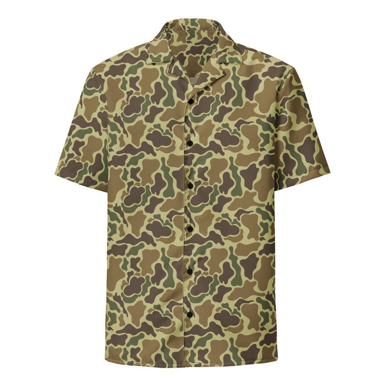 Duck Hunter Advisor CAMO Unisex Short-Sleeve Button Shirt - Button-Up
