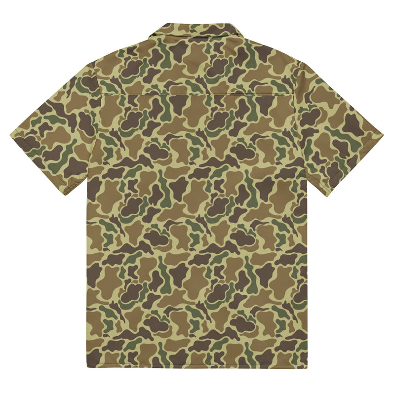 Duck Hunter Advisor CAMO Unisex Short-Sleeve Button Shirt - Button-Up