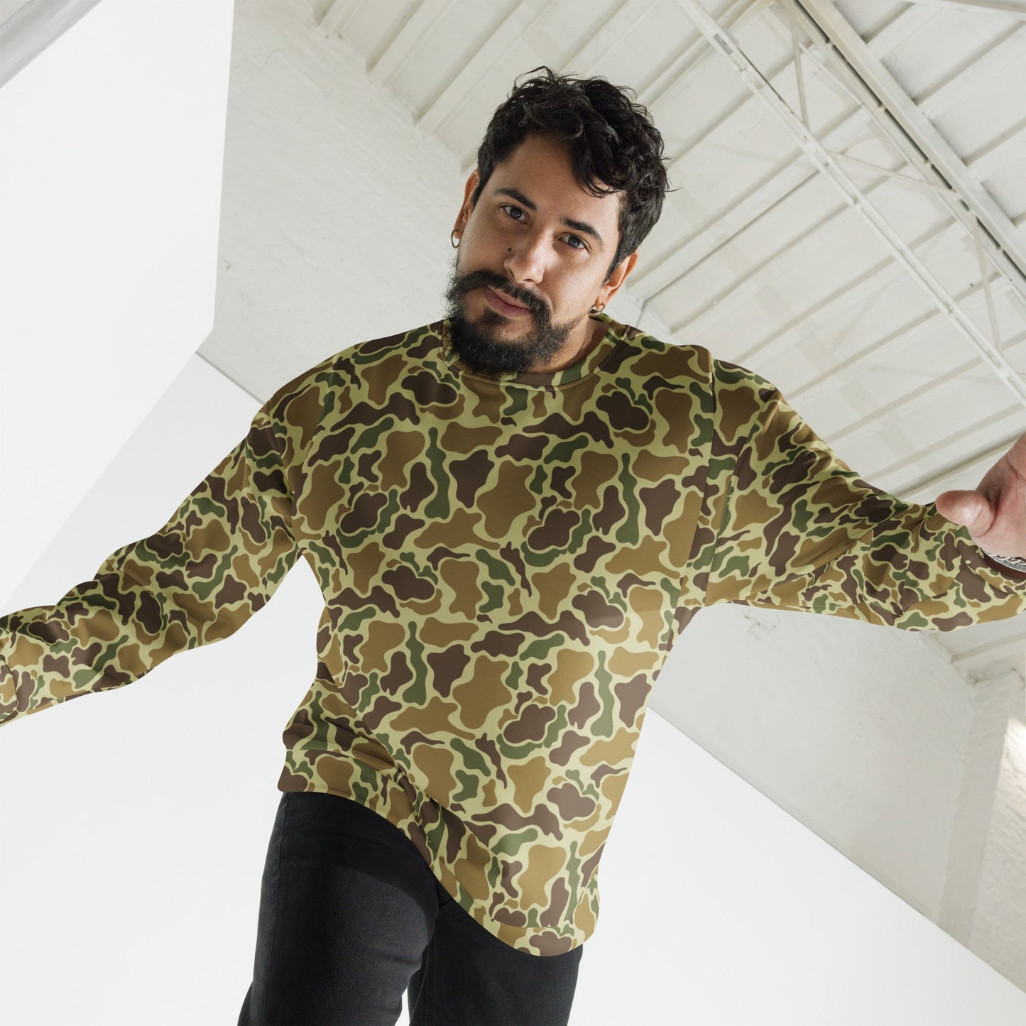 American Duck Hunter Advisor CAMO Unisex Sweatshirt - Sweatshirts