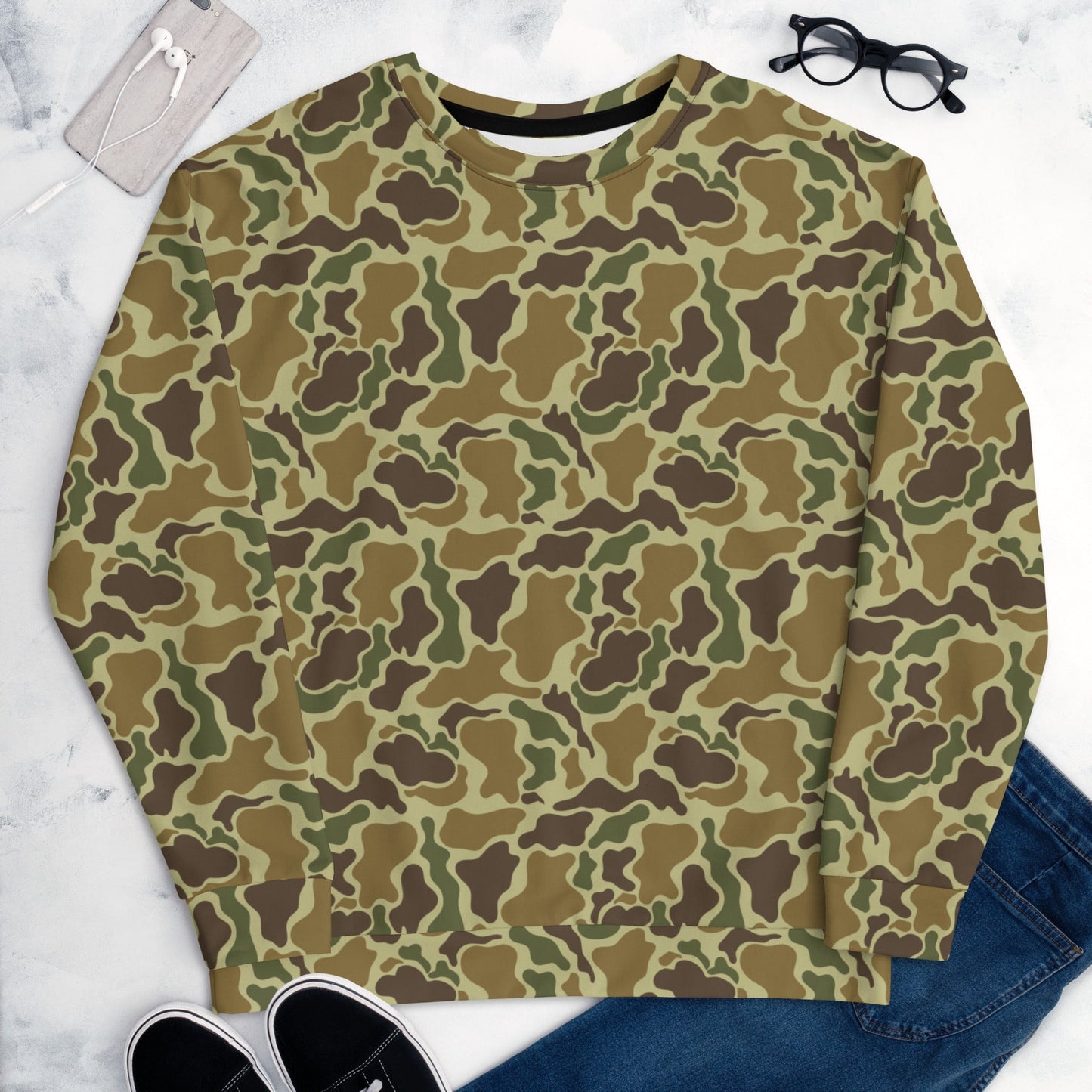 American Duck Hunter Advisor CAMO Unisex Sweatshirt - Sweatshirts