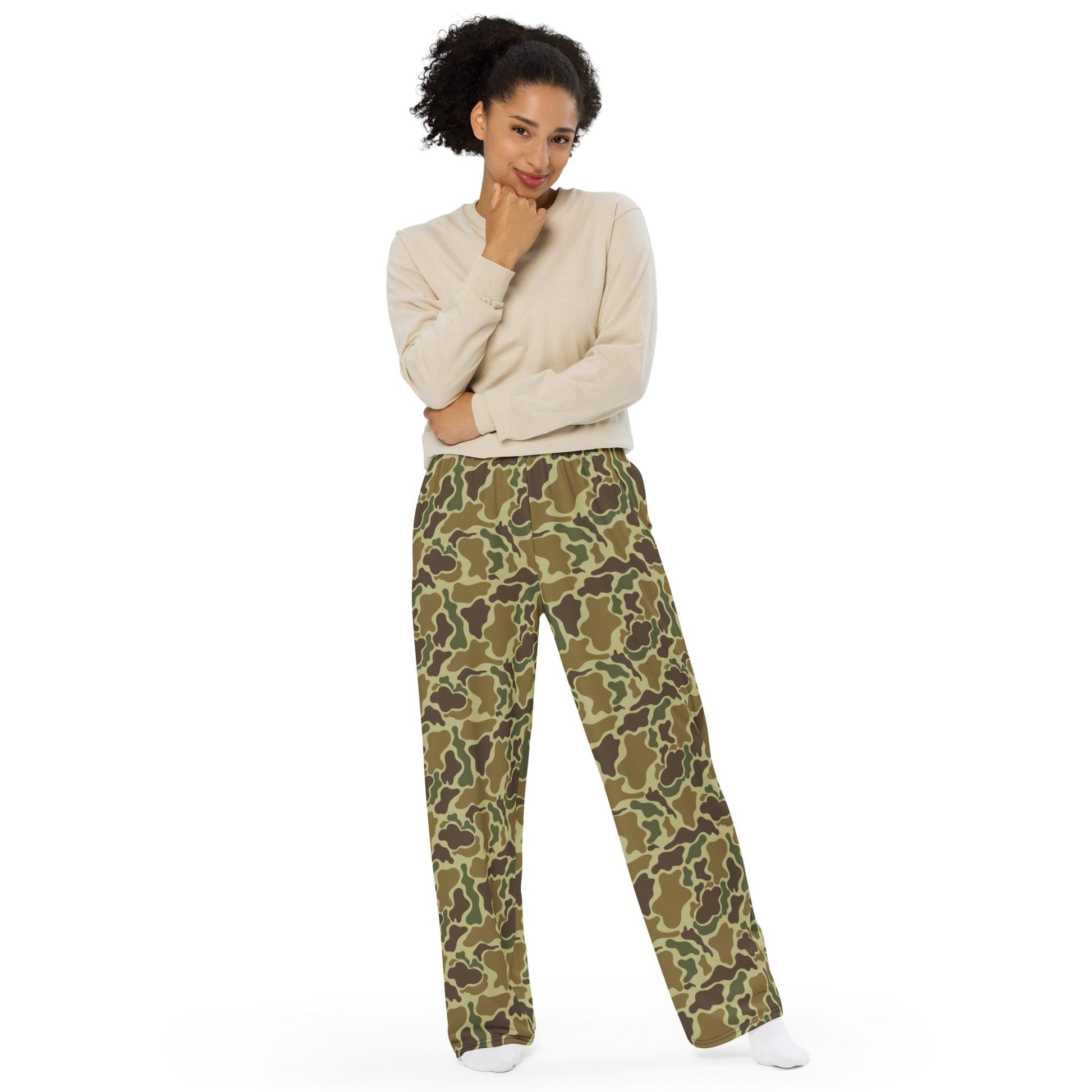 American Duck Hunter Advisor CAMO unisex wide-leg pants - Wide-leg Pants