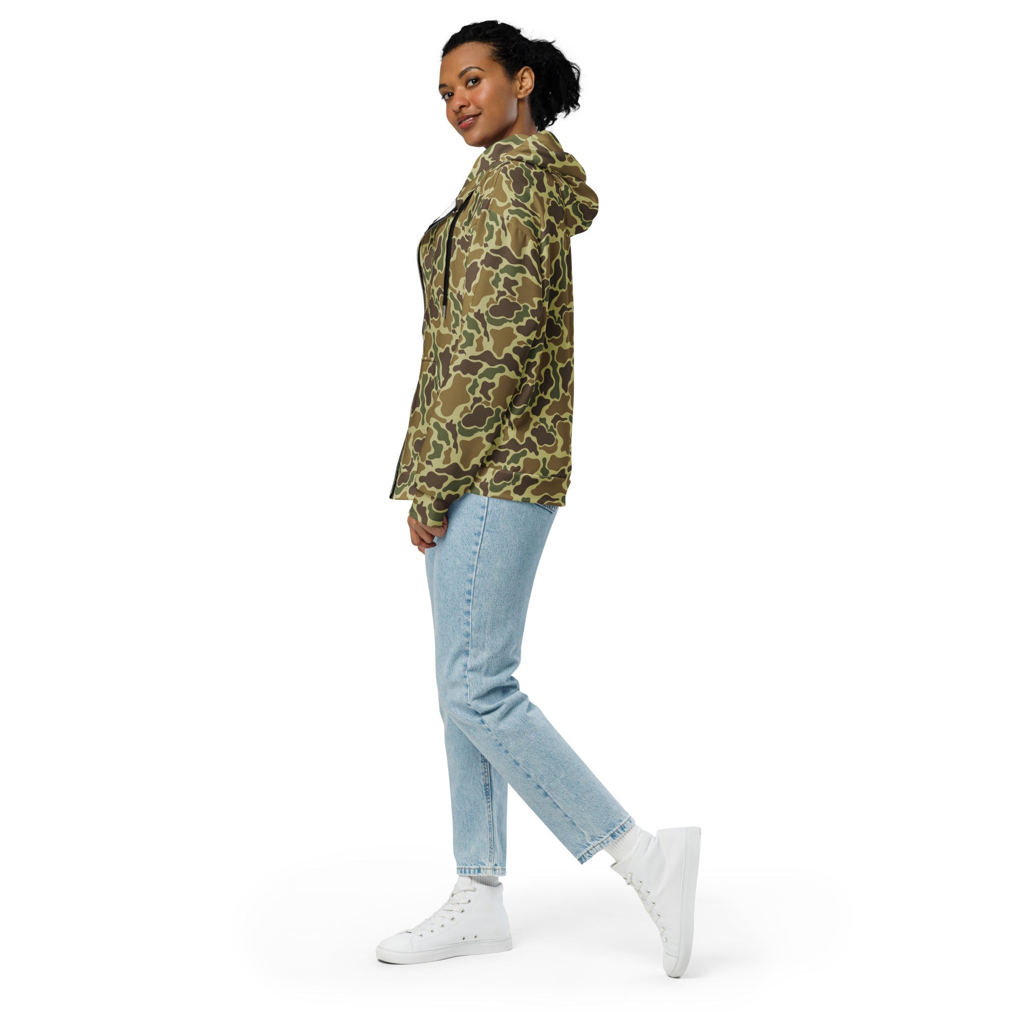 CAMO HQ - Duck Hunter Advisor CAMO Unisex Zip Hoodie - Worldwide