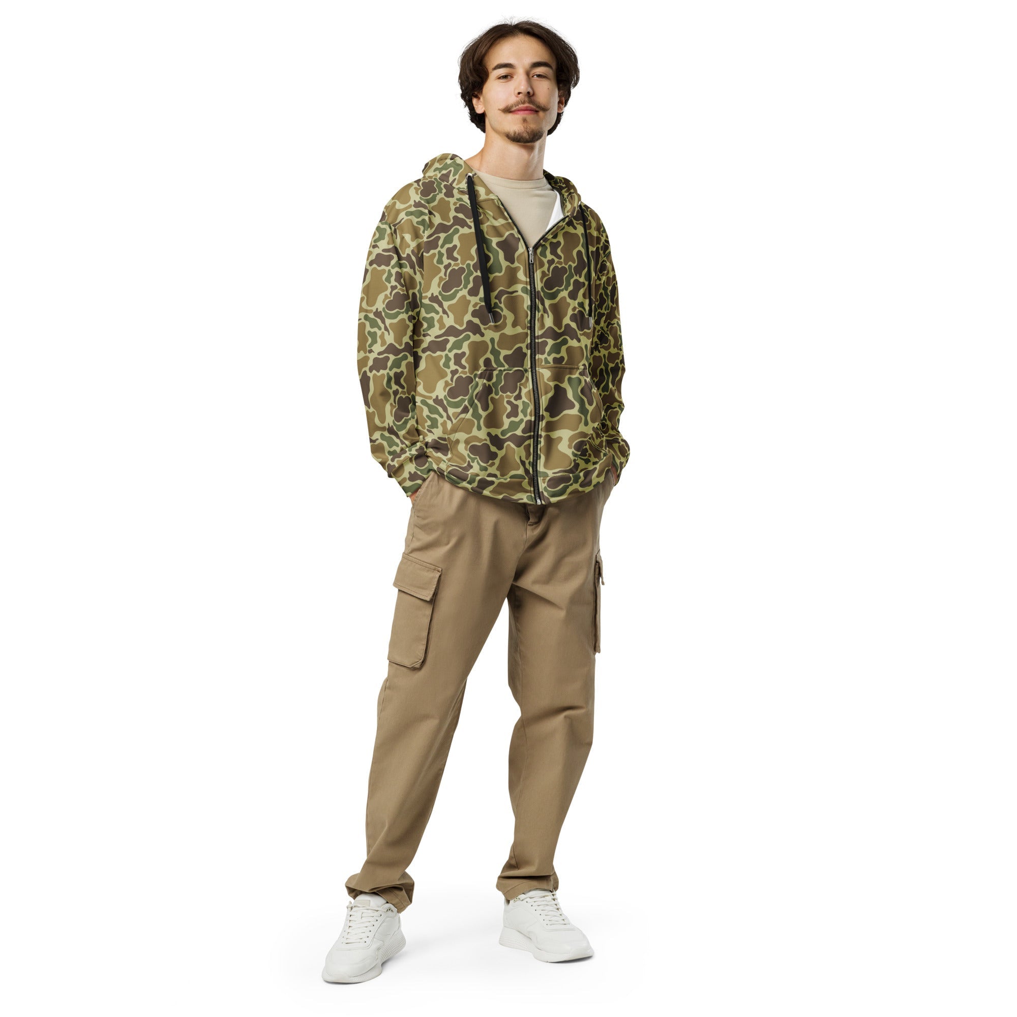 CAMO HQ - Duck Hunter Advisor CAMO Unisex Zip Hoodie - Worldwide