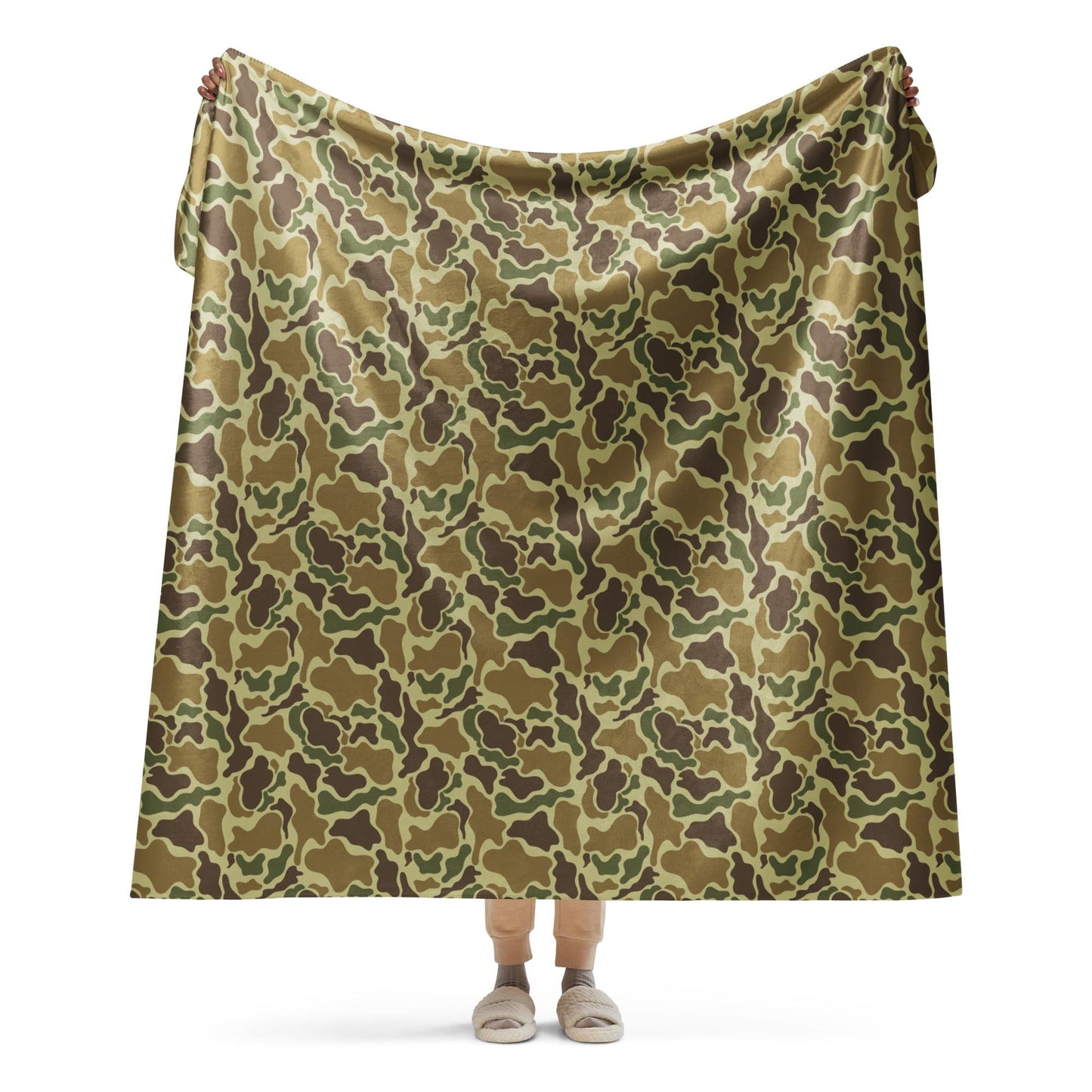 American Duck Hunter Advisor CAMO Sherpa blanket - 60″×80″ - Blankets